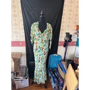 Anthropologie XL Floral Long Dress